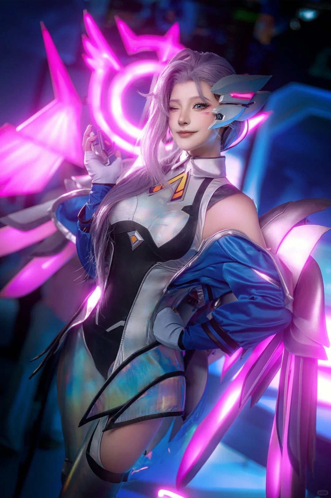 Phantom Sentinel Songstress Cosplay Costume - Ghostly Idol Outfit