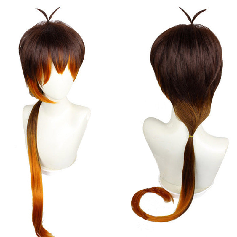 Zhongli Cosplay Costume - Genshin Impact Full Set Outfit with Wig and Shoes