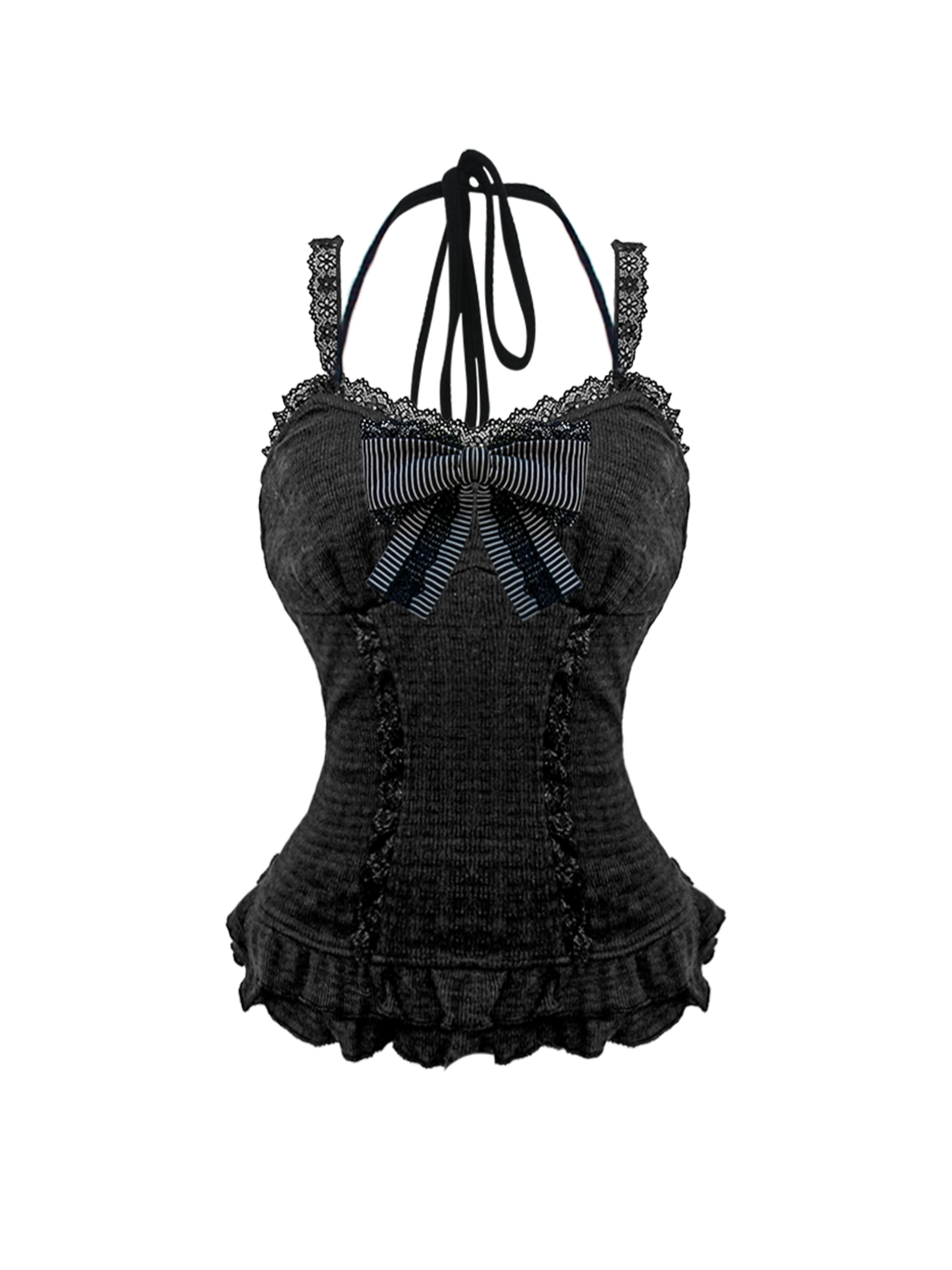 Gothic Knitwear Set - Dark Academia Cosplay Costume