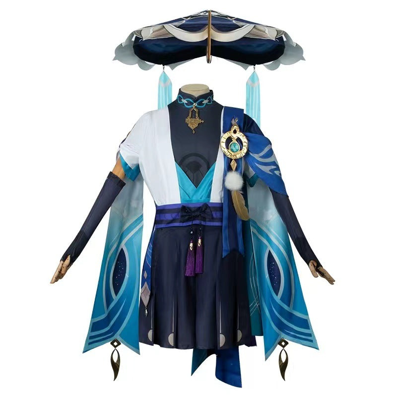 Costume - Genshin Impact Scaramouche Full Set with Hat, Wig & Shoes