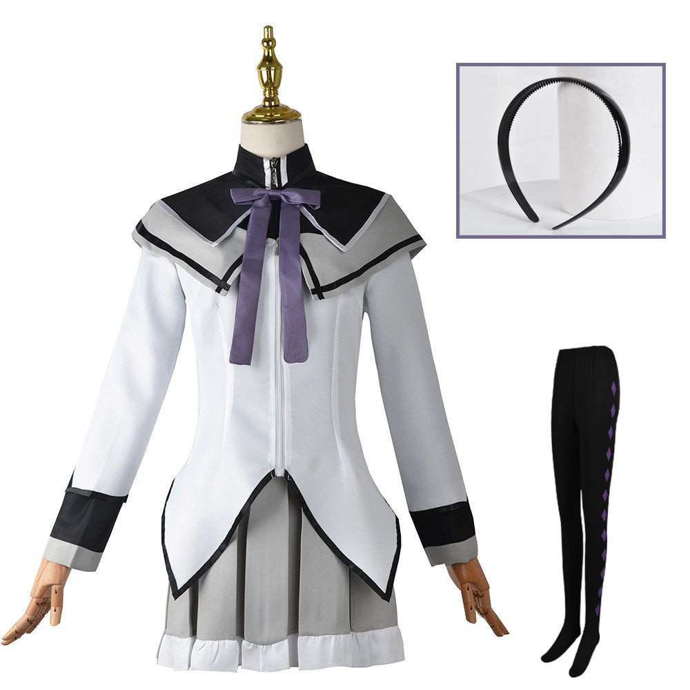 Puella Magi Madoka Magica  Costume Akemi Homura Cosplay Costume
