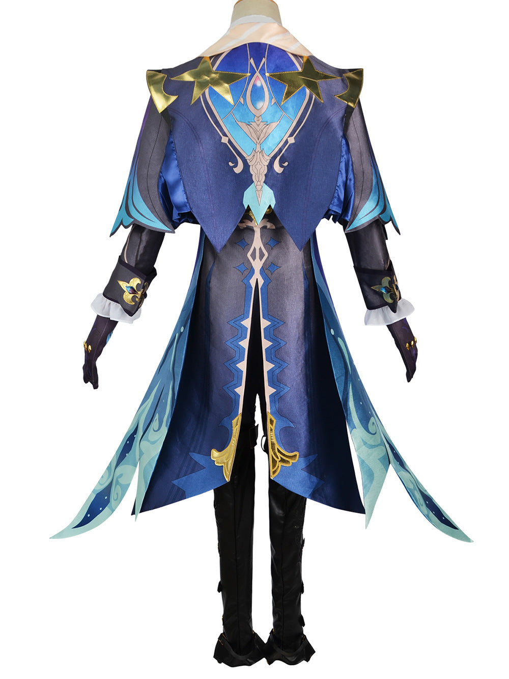 Neuvillette Cosplay Costume - Genshin Impact Full Set Outfit with Wig and Accessories