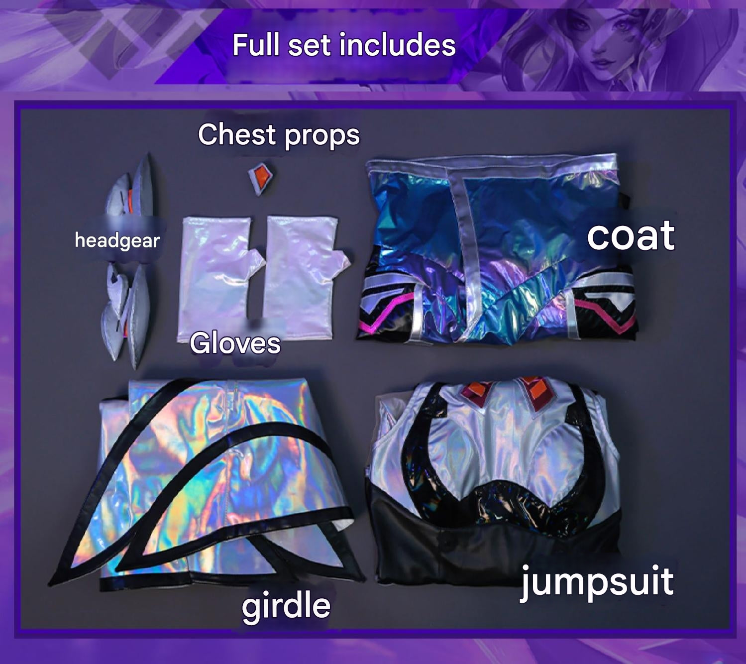 Phantom Sentinel Songstress Cosplay Costume - Ghostly Idol Outfit