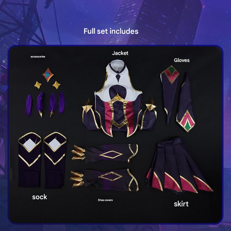 League of Legends Costumes Star Guardian Xayah Cosplay Costumes