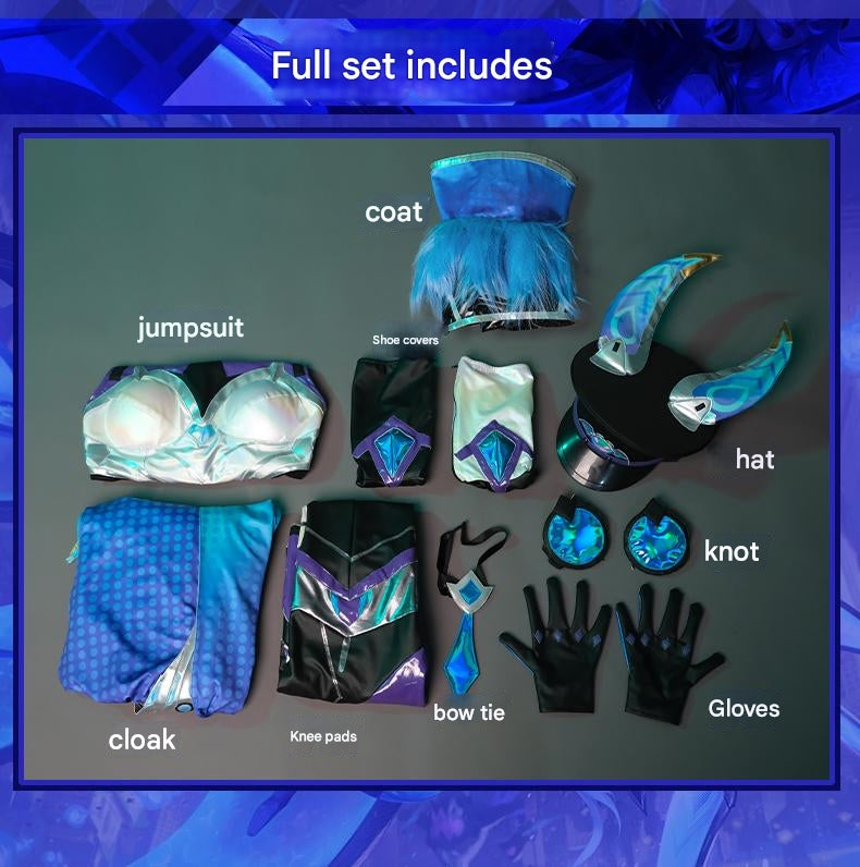 League of Legends Costumes Phantom Sentai  Xayah Cosplay Costumes