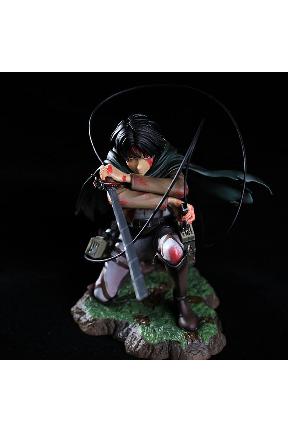 Attack on Titan  進撃の巨人 Levi and Eren and Mikasa Action Figures