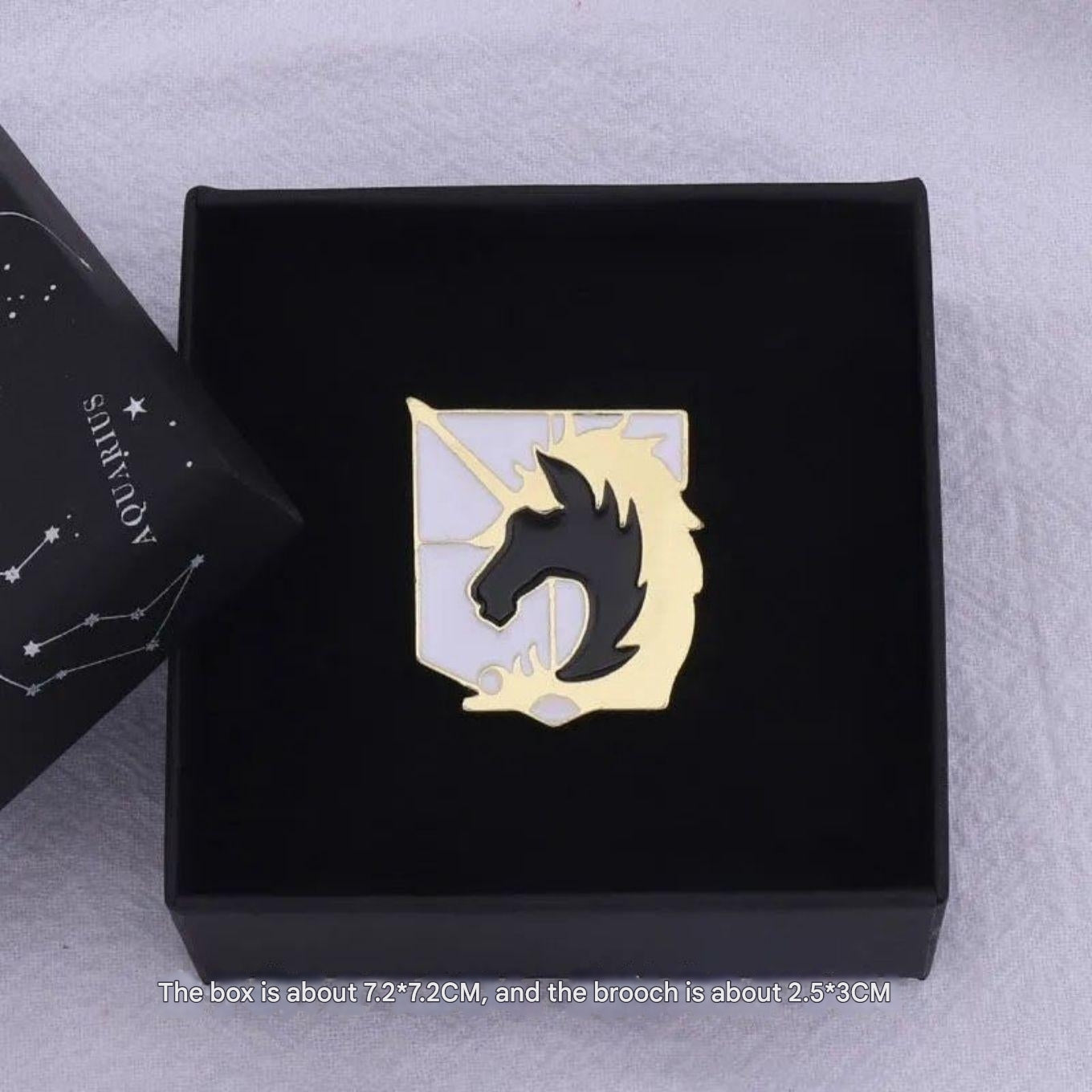 Attack on Titan Peripheral Brooch Wings of Freedom Cartoon Metal Badge Survey Corps Buckle