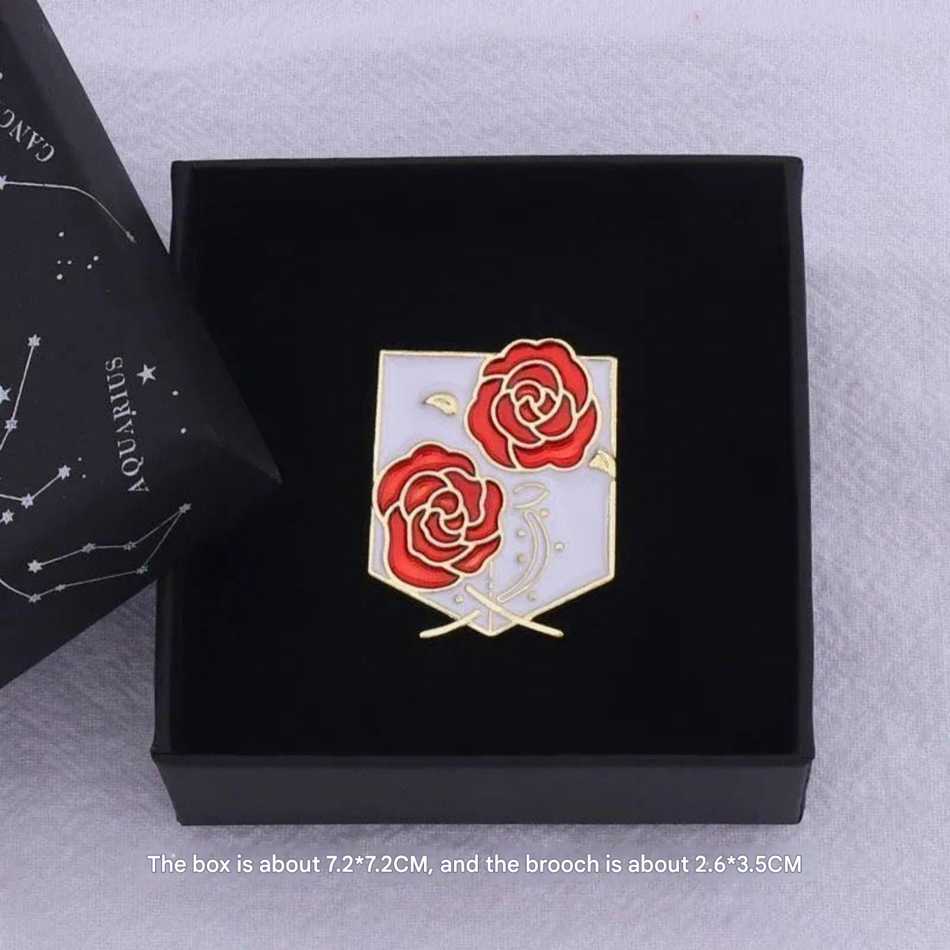 Attack on Titan Peripheral Brooch Wings of Freedom Cartoon Metal Badge Survey Corps Buckle