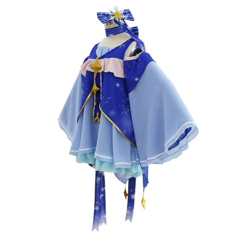 Teal Twin Miku Tails Winter Snowsuit Cosplay Costume - 2018 Snow Festival Outfit