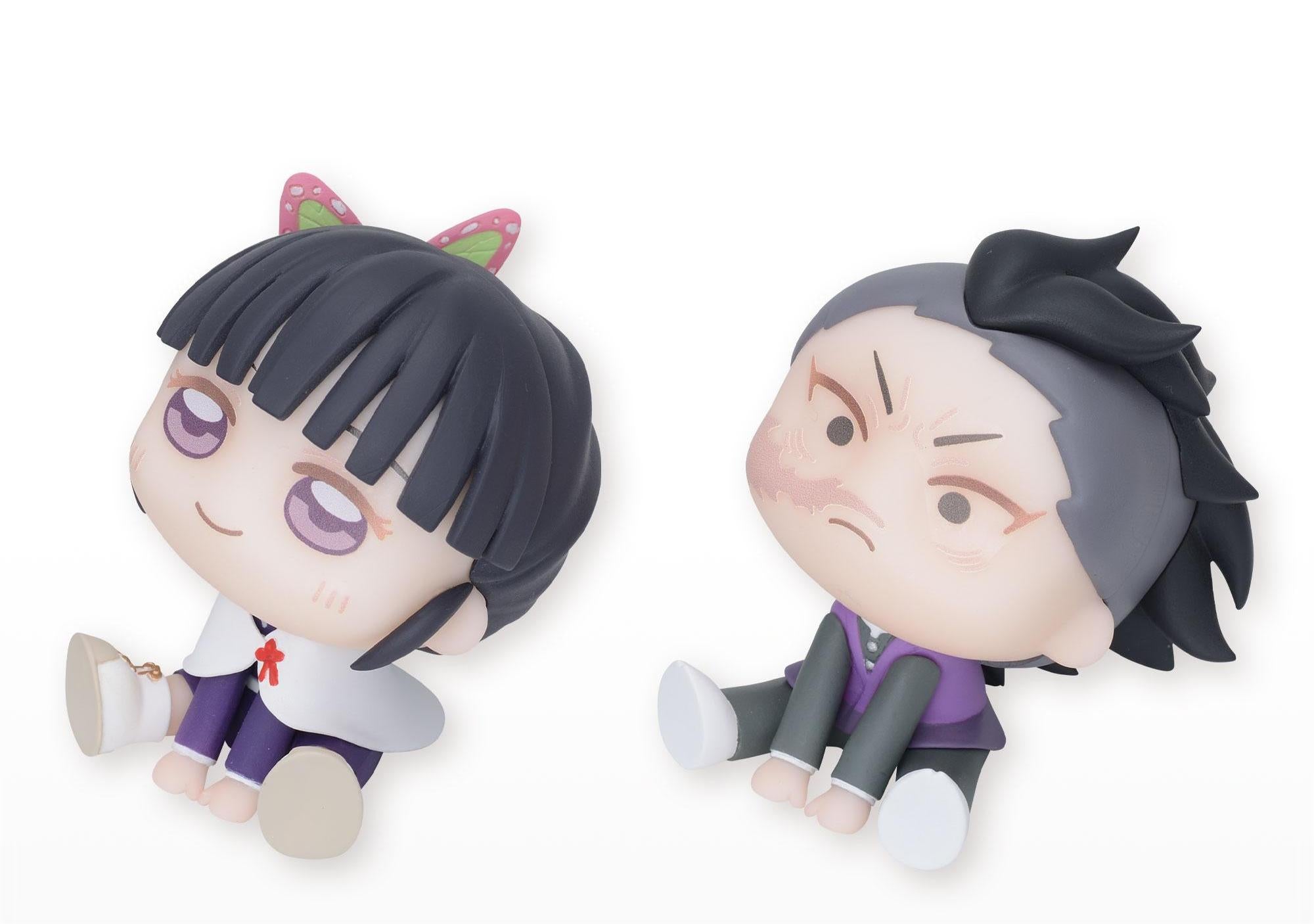 Demon Slayer Kanao Tsuyuri & Genya Shinazugawa Figure Set - 60mm Chibi Collectibles