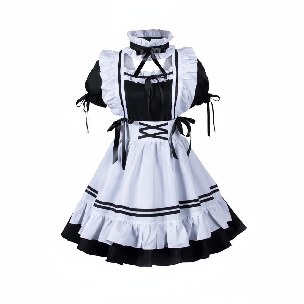 Black and White Maid Dress