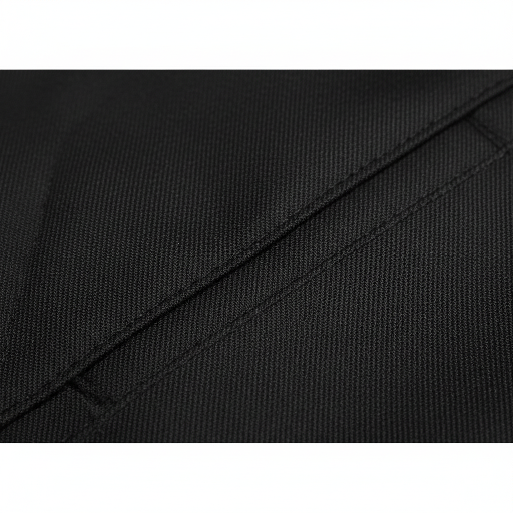 Black fabric texture detail - 4K resolution