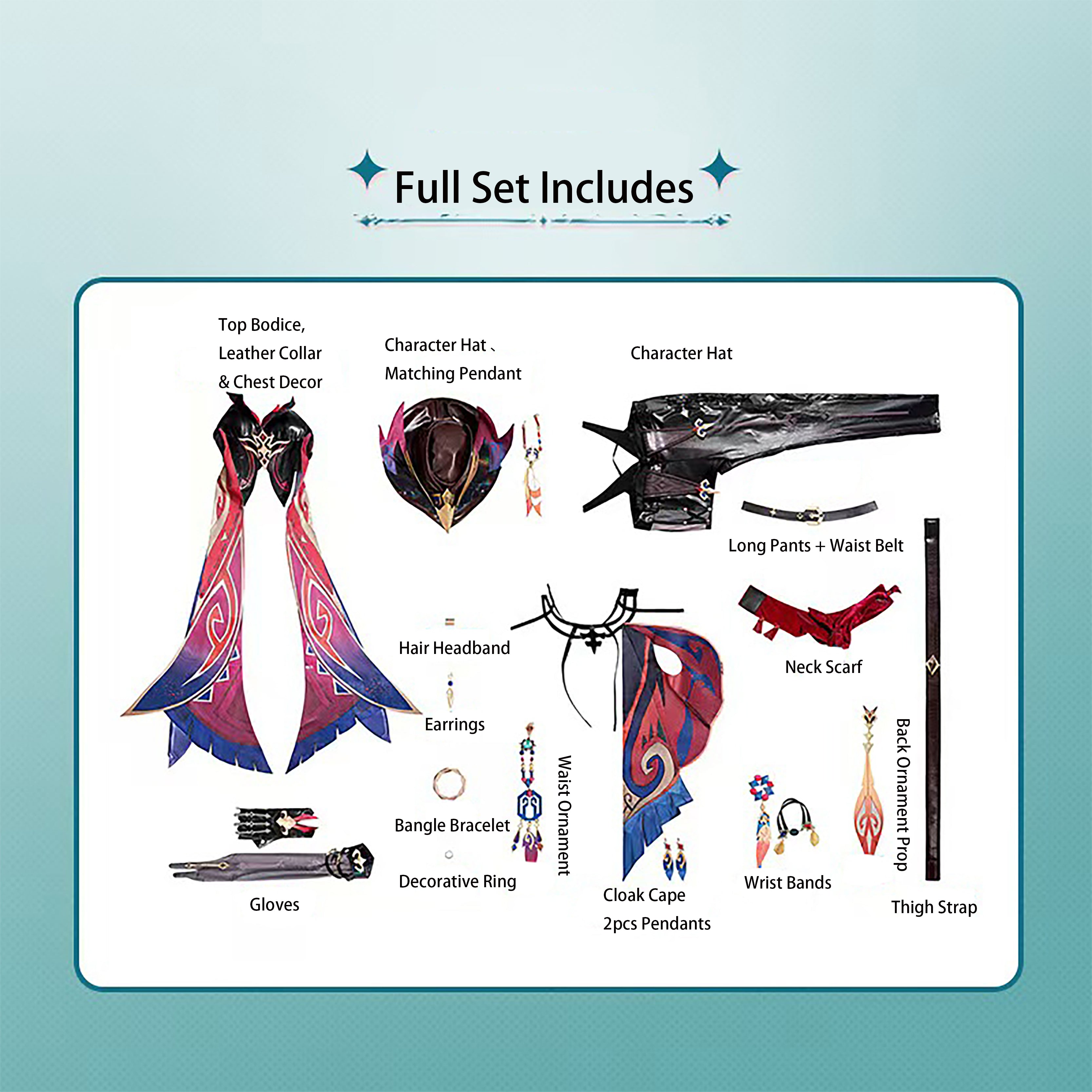 Genshin Impact Cosplay Costume Chasca Costume Cosplay