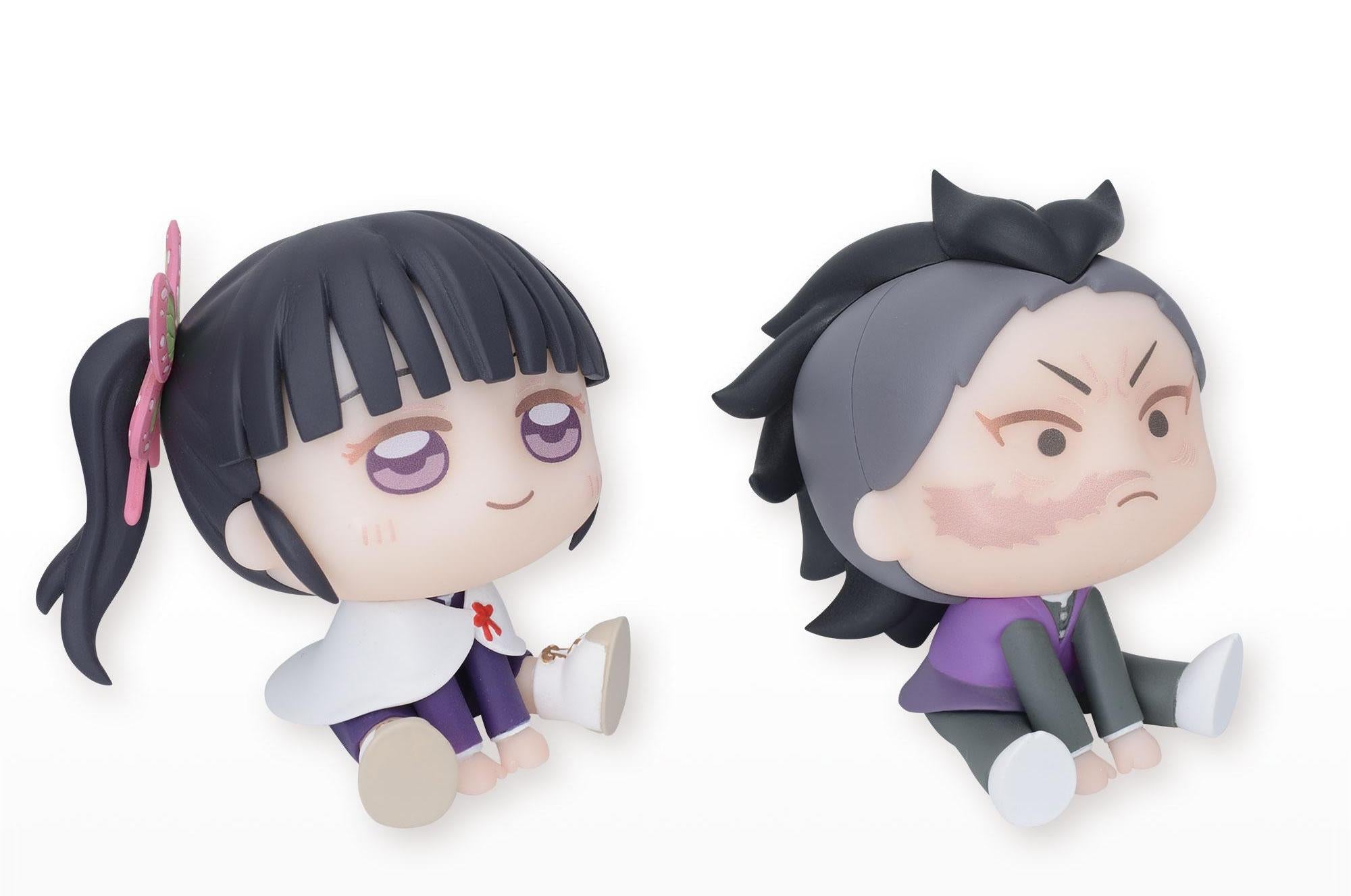 Demon Slayer Kanao Tsuyuri & Genya Shinazugawa Figure Set - 60mm Chibi Collectibles