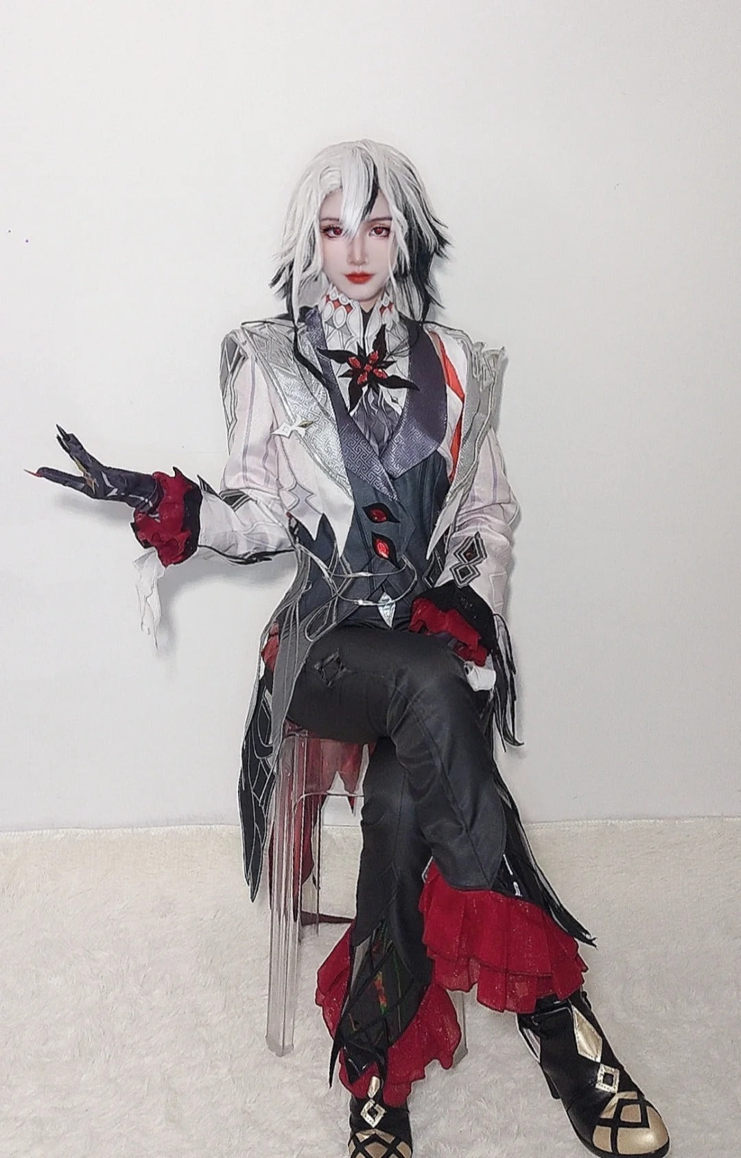 Genshin Impact Cosplay Costume げんし神 Arlecchino Costume Arlecchino Cosplay