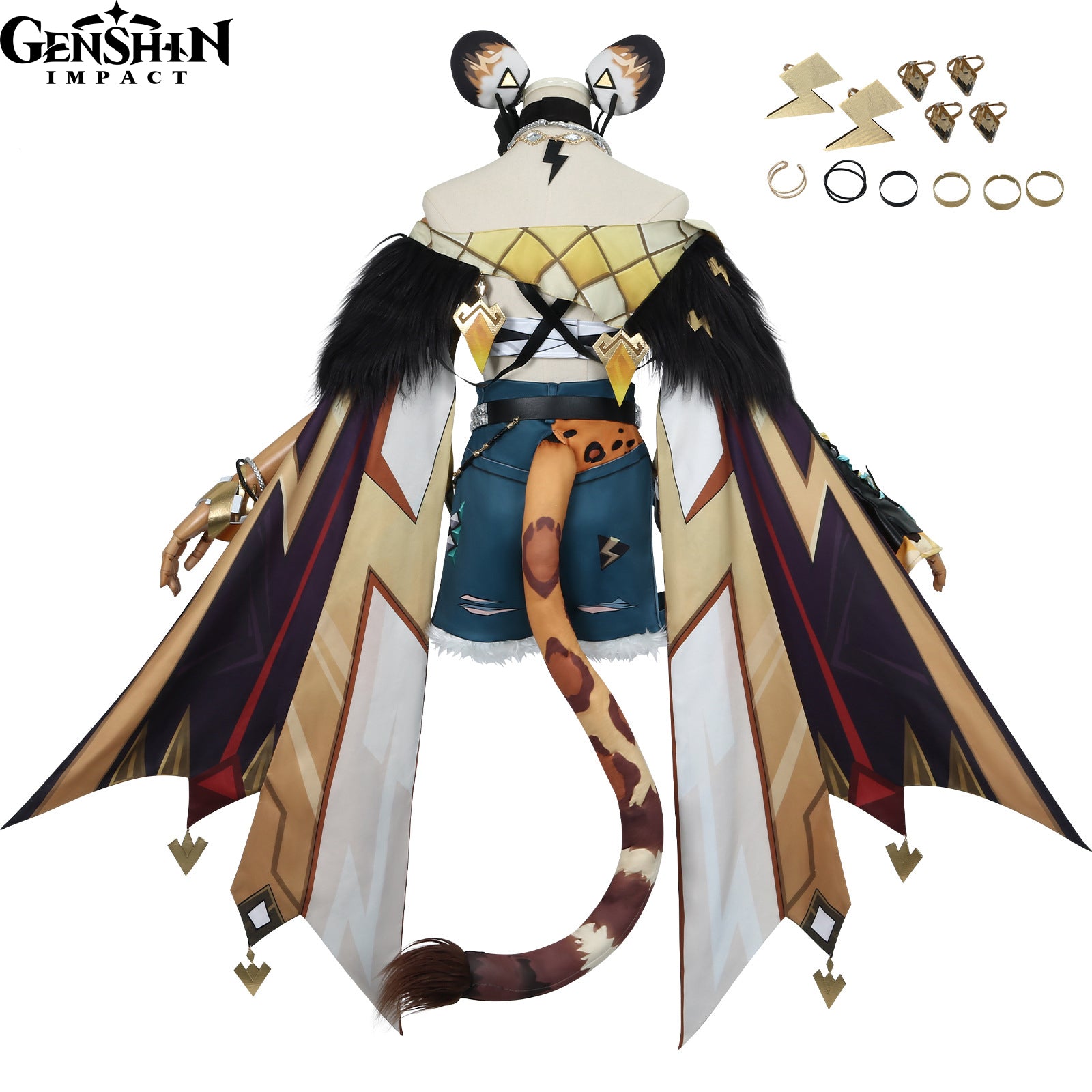 Genshin Impact Style Costume Cosplay Xilonen Cosplay  Costume
