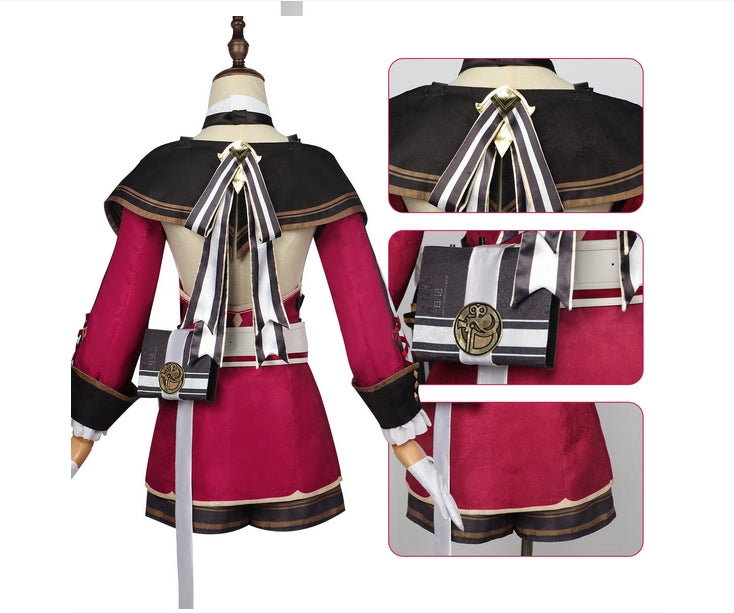 Genshin Impact Cosplay Costume げんし神 Charlotte Costume Charlotte Cosplay