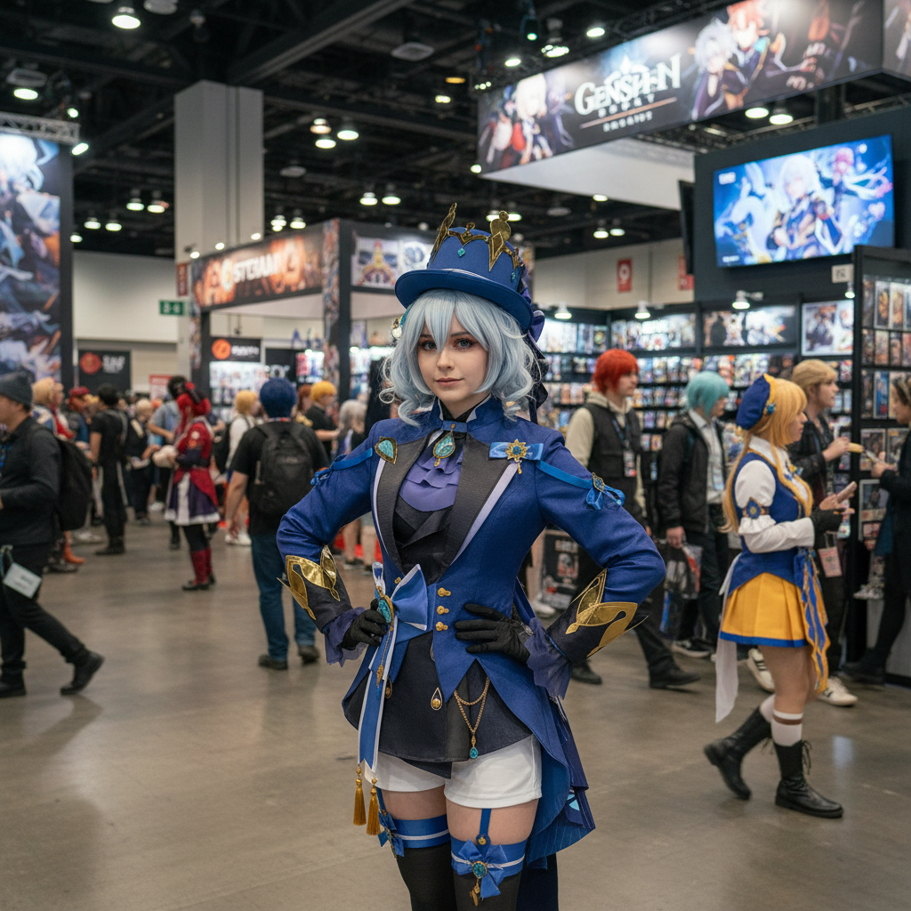 原神Furina服装漫展照片